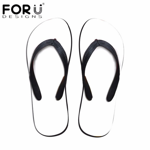Custom Images or Logo Women Summer Flip Flops Flat Non-slip Beach Slippers Woman House Flip Flops Rubber Beach Shoe