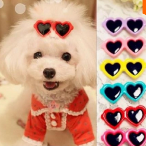 Boutique Sunglasses, Pet Dog Bows Hair Clips Love Style Doggie